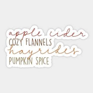 Fall Vibes Sticker